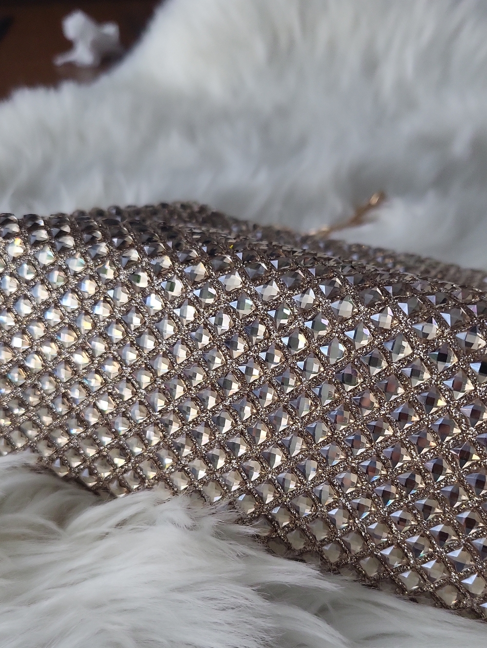 Gold Rhinestone Evening Bag - Picture 5 of 9